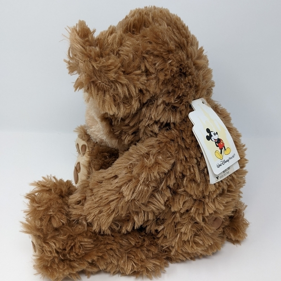 WALT Disney World Pre Duffy Bear With Vintage Tag Tan Plush Hidden Mickey 16" - Picture 6 of 10